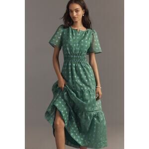 Anthropologie The Somerset Floral Maxi Dress Medium